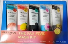 Freeman Limited Edition "The Fav Five" Mask Kit 5 Pc Kit 1.5 oz Each