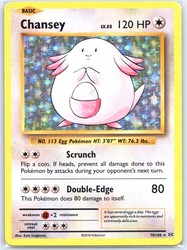 Chansey 70/108 XY Evolutions Holo Rare