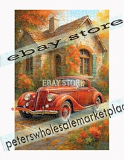 1000 piece jigsaw puzzle Rustic autumn cottage