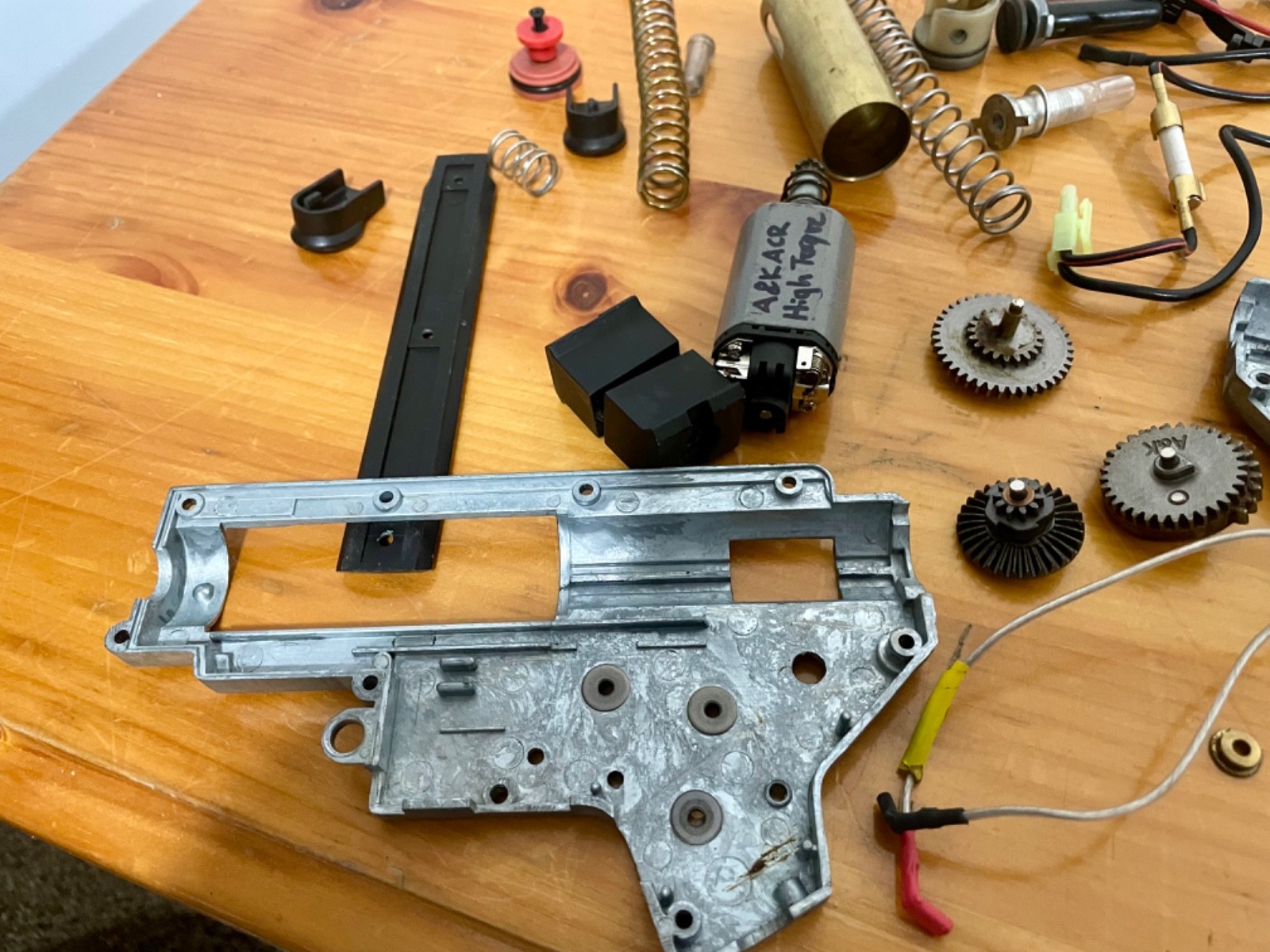 Airsoft Aeg V3/V6 Gearbox Internals/Parts Lot Tech Special AK ACR and Echo 1 P90