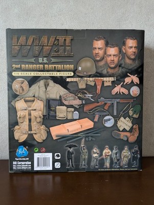 DID WWII 2nd Ranger Battalion Captain Miller 1/6 Figure - Normandy