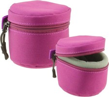 Navitech Purple Water Resistant Camera Lens Case For Sony E 11mm F1.8 Lens