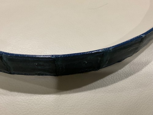 Pat Areias echter Kaiman Krokodil Gürtel mit Sterlingsilber Schnalle - 32” & 34” - Bild 5 von 11