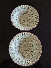 2 X STAFFORDSHIRE OAKWOOD Deep Pasta Salad Bowls Dishes 9.25"  EX.COND