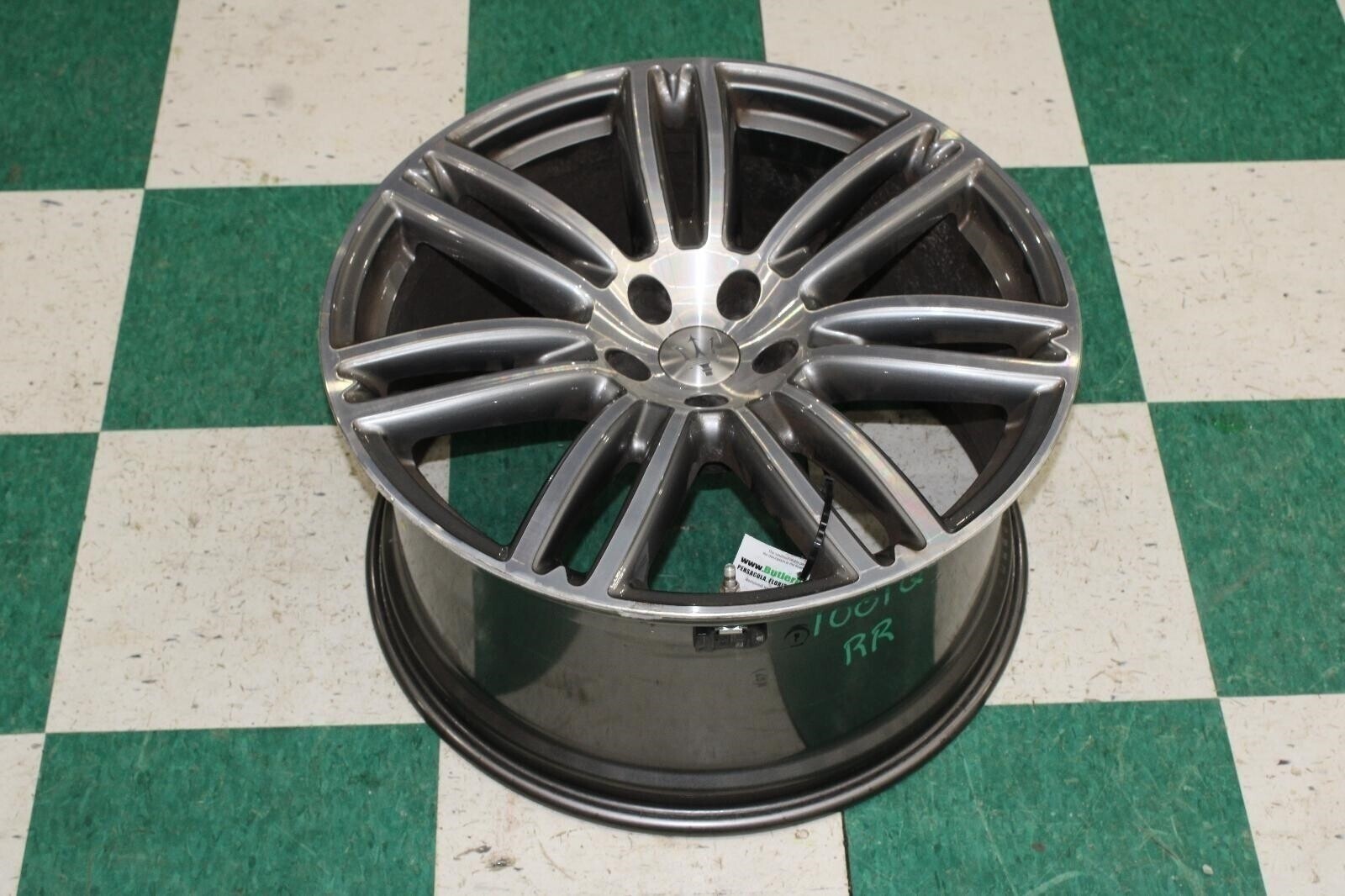 14-21 Ghibli Grey Silver Alloy Rear Wheel 20x10.5 Seven Split Spoke OEM WTY Rim