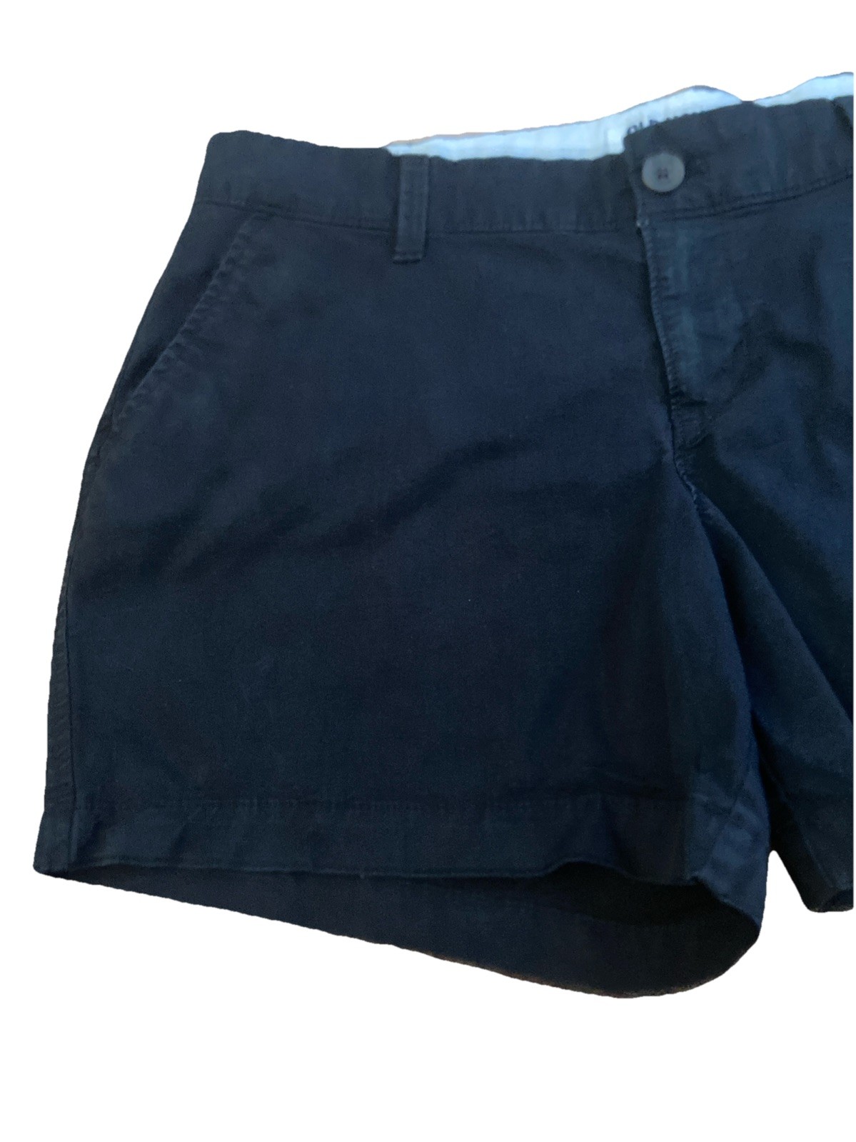 Old Navy Solid Black Button Zip Shorts Woman’s Si… - image 2