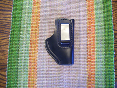 DeSantis A8 Blk Plain Leather IWB Concealment Holster Small Autos AMT Beretta RH