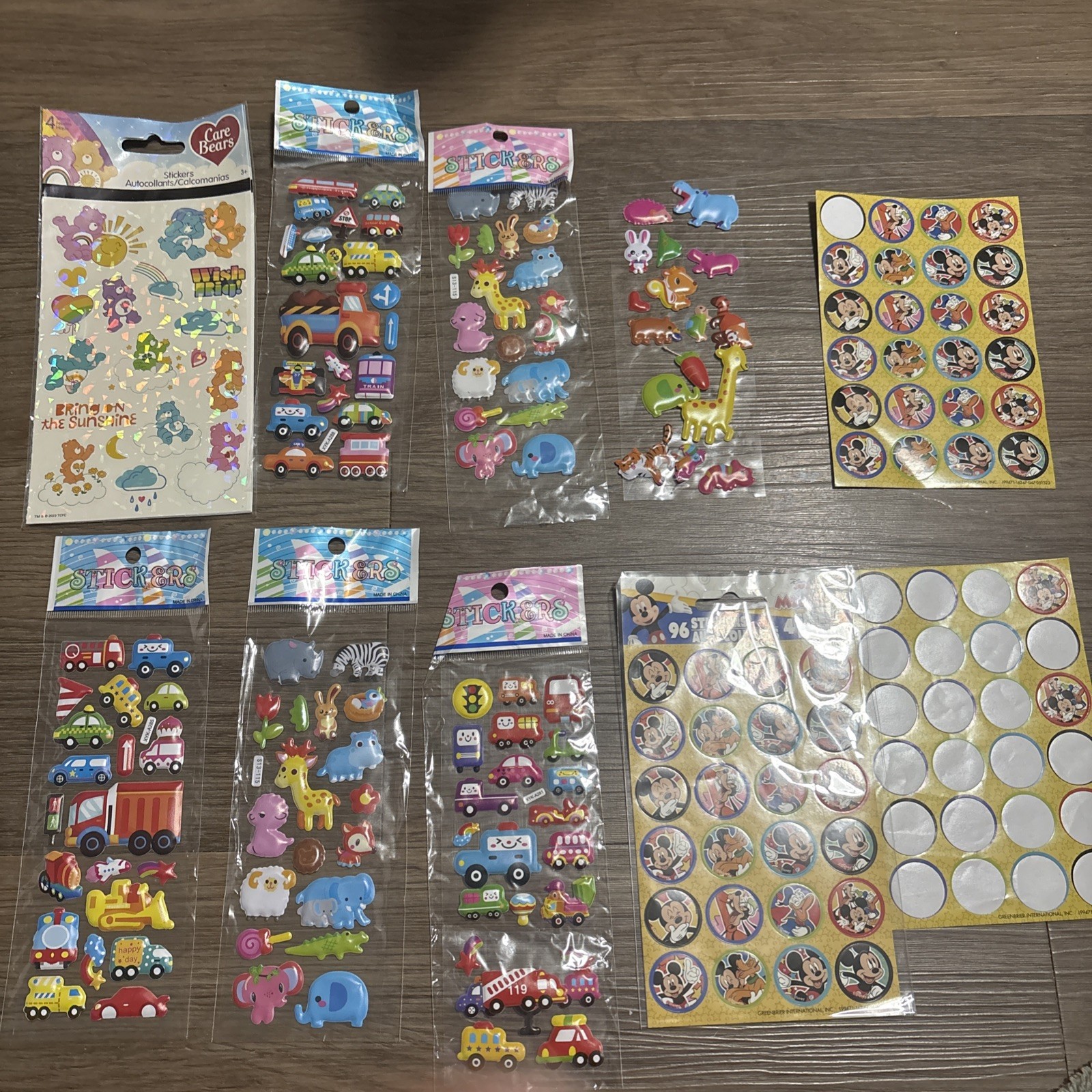 kids stickers lot nib
