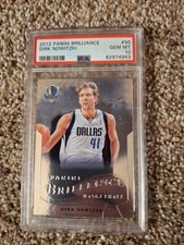 2012 Panini Brilliance #50 DIRK NOWITZKI HOF PSA 10 GEM MINT POP 6