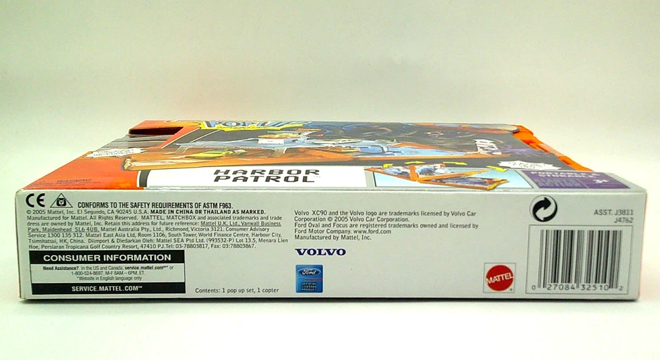 MATCHBOX POP-UP HARBOR PATROL Adventure Set Includes Die-Cast COPTER - Image 4 of 4