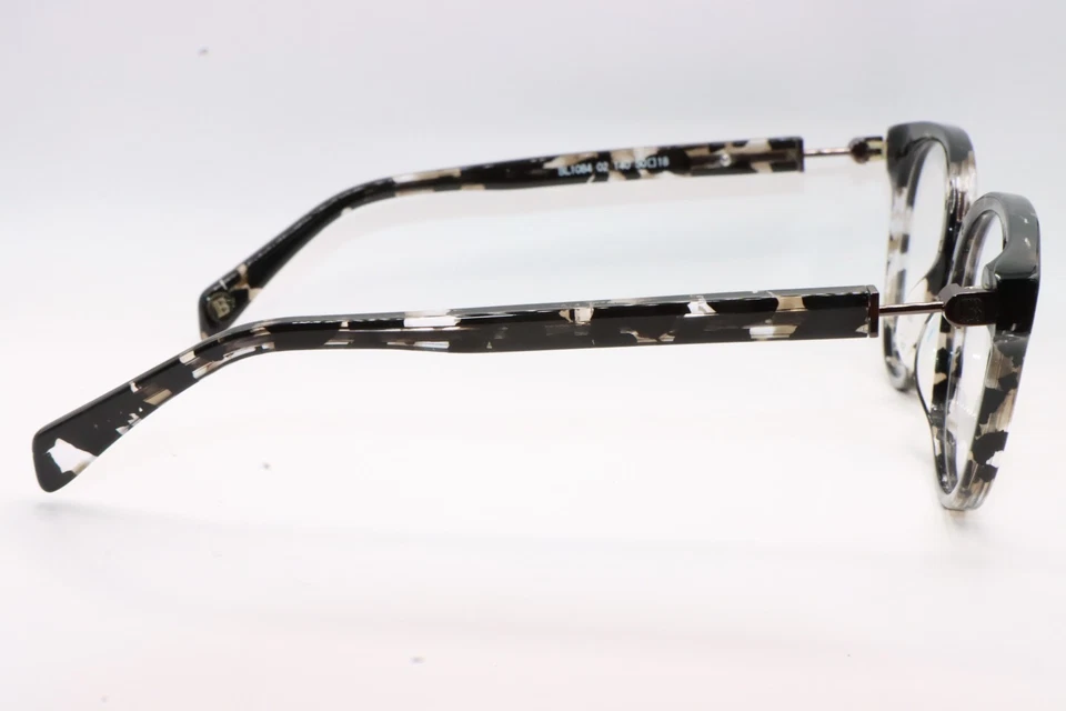 NUEVAS GAFAS BALMAIN BL 1084 02 NEGRO TORTUGA AUTÉNTICO DISEÑADOR 50-18 Foto 4 de 4