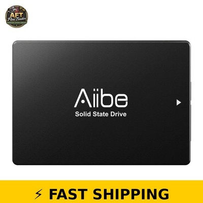 Aiibe 256GB SATA III SSD 2.5  Internal Solid State Drive - Black