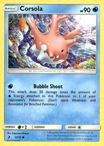 Corsola Pokemon Card