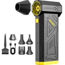 Compressed Air Duster,420 mins Runtime,Replace Canned Air to Clean Computer