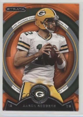 2013 Topps Strata Topaz Orange Aaron Rodgers #30 x5u