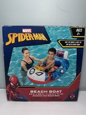 Marvel Spiderman Beach Boat 44inx28in Inflatable Pool Float - New Sealed