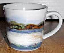 Highland Stoneware Scotland Hand Painted Seascapes Mug (5) ~ Excellent