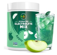 Electrolyte Powder Zero Sugar Crisp Apple Hydration Mix 90 Serving Keto