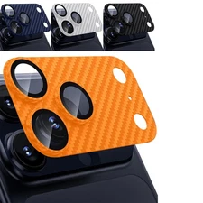 2/1-Packs For iPhone 17 Pro Max/17 Pro Camera Lens Protector Fiber Texture Film