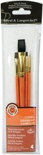 Royal Langnickel R Sable/Camel Value Pack Brush Set-4/Pkg