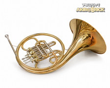 YAMAHA YHR-322II Bb Single French Horn Serviced w/Hard Case Tested