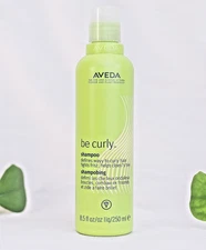 Aveda Be Curly Shampoo 8.5oz / 250ml Define Enhance Curls Reduce Frizz NIB