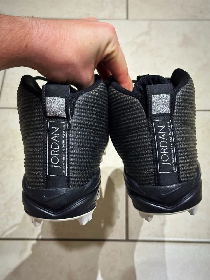 Botines de béisbol Nike Air Jordan 12 XII retro MCS negros 854566-010 para hombre talla 12 Foto 4 de 4