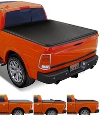  Vinyl Soft Roll-Up Tonneau Cover Truck Bed for 2009-2025 Ram 1500 5.7ft Bed