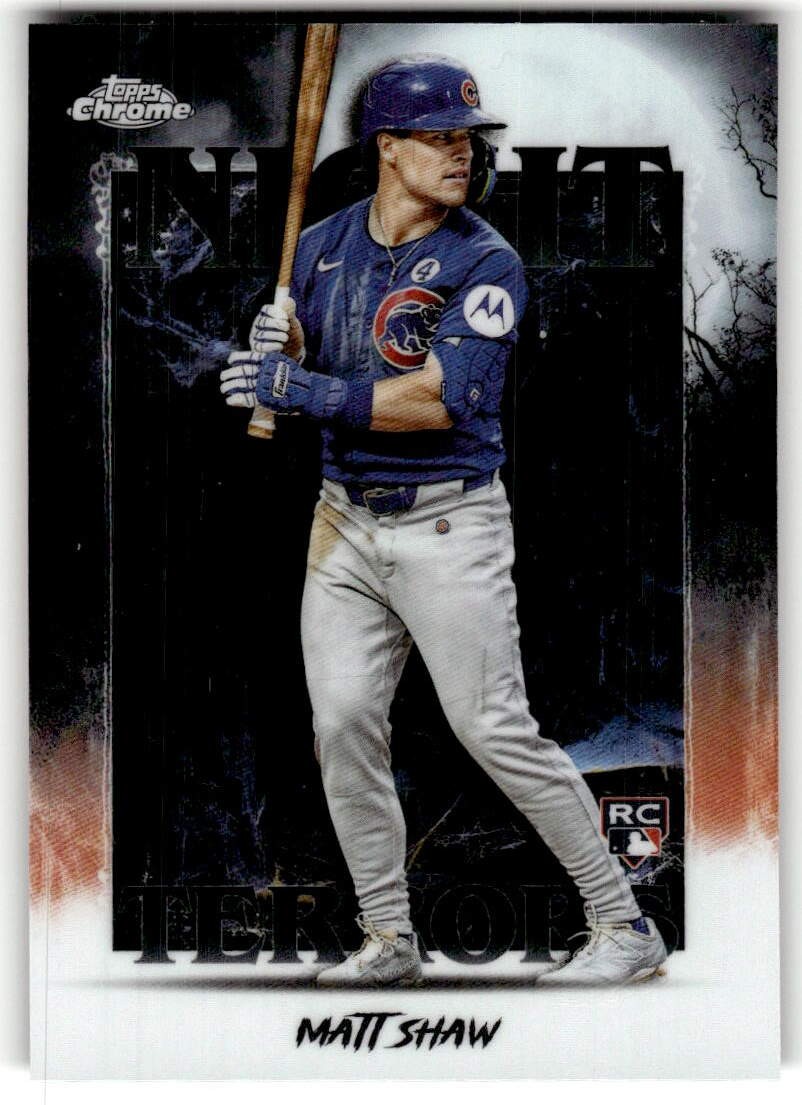 2025 Topps Chrome Update Matt Shaw Night Terrors #NT-20