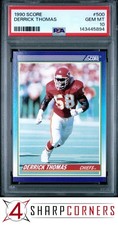 1990 SCORE #500 DERRICK THOMAS CHIEFS HOF PSA 10