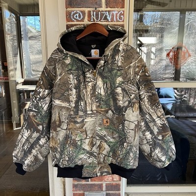 Vintage 2000s Carhartt Realtree Camo Jacket J220-977 XL Canvas