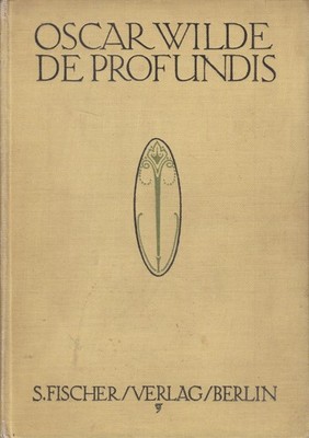Buch: De Profundis, Oscar Wilde, 1912, S. Fischer Verlag, gebraucht, gut