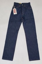 1950's LEVI'S 701 BIG E VINTAGE CLOTHING BLUE SANFORIZED DENIM JEANS LADY 25x33