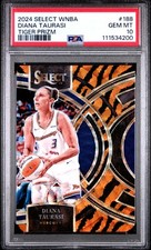 2024 Panini Select Wnba #188 Diana Taurasi Tiger Stripe SSP PSA 10