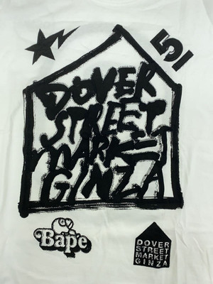 DOVER STREET MARKET × A BATHING APE TShirt white L Used | eBay