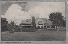 Sylvania Country Club Ohio OH Architecture Postcard