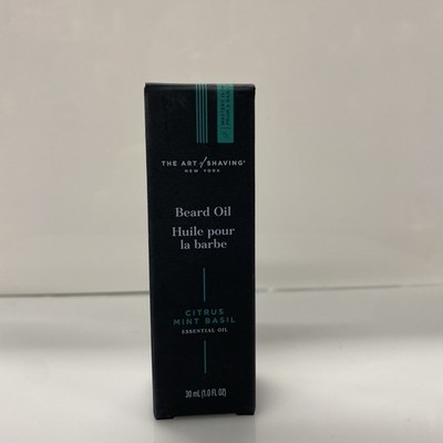 The Art Of Shaving Beard Essential Oil Citrus Mint Basil 1 Fl Oz