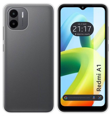 Tumundosmartphone Cover Trasparente In Gel TPU Per Xiaomi Redmi A1 Plus - Custodia Morbida E Sottile Antigraffio - Made In SPAGNA - 3