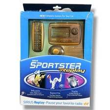 NEW Sirius Sportster Replay Satellite Radio SP-R2 Car Kit Remote Sealed NOS