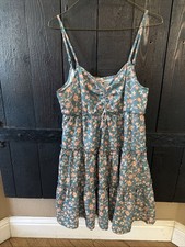 Bloomfield Size M Mini Dress Floral adjustable Straps Sleevless Trendy Spring 