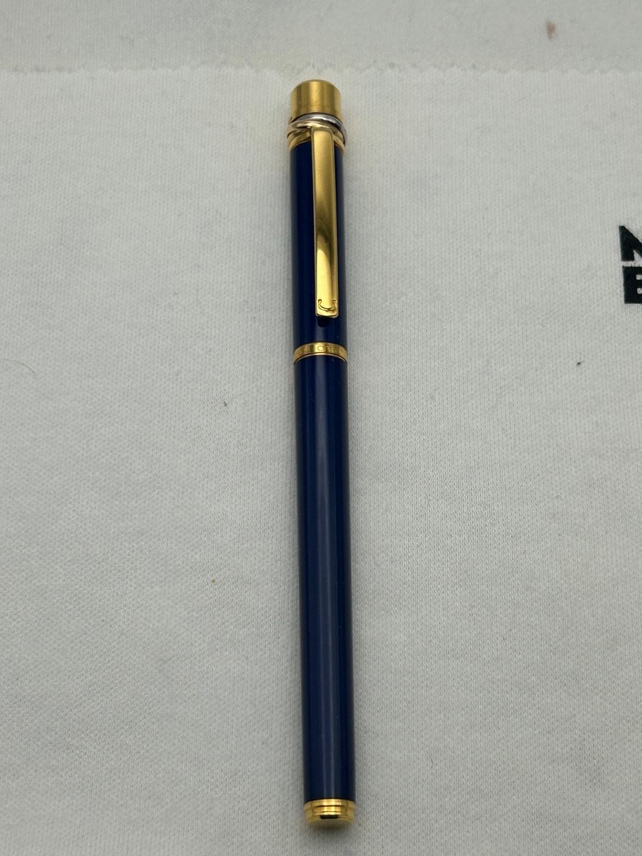 Cartier Trinity Lapis Lazuli Blue Lacquer Rollerball Pen-Exc