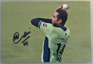 Mohammad Ali Signed Pakistan Cricket Photo