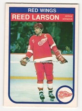 1982-83 O-Pee-Chee #88 Reed Larson Red Wings