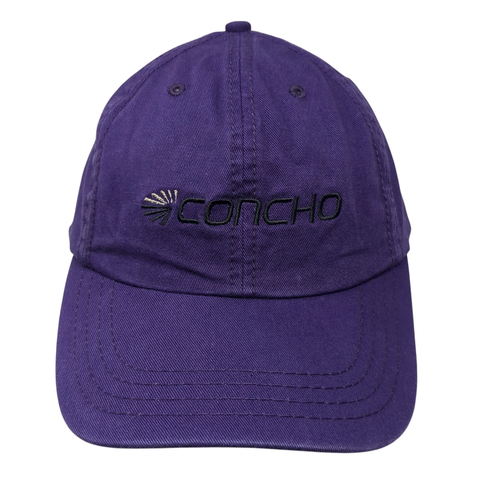 Concho Slideback Hat Purple One Size Adjustable Embroidered Outdoor