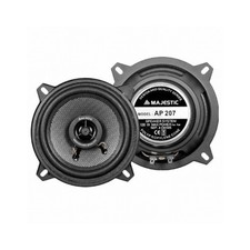 MAJESTIC Autoradio AP-207 120W 2-vie Nero con Tweeter e Potenza Rms