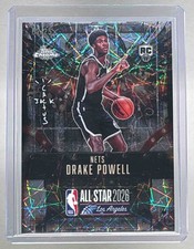 Drake Powell 2025 Topps Chrome Cactus Jack All-Star #82 Lazer Refractor RC /25