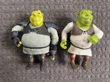 Shrek 2 Action Figure with Slammin' Arm Hasbro 2004 Lot Armor