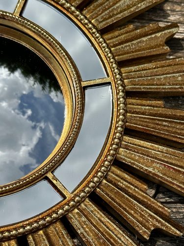 Miroir soleil Farah Diam 28 cm - Photo 3/8