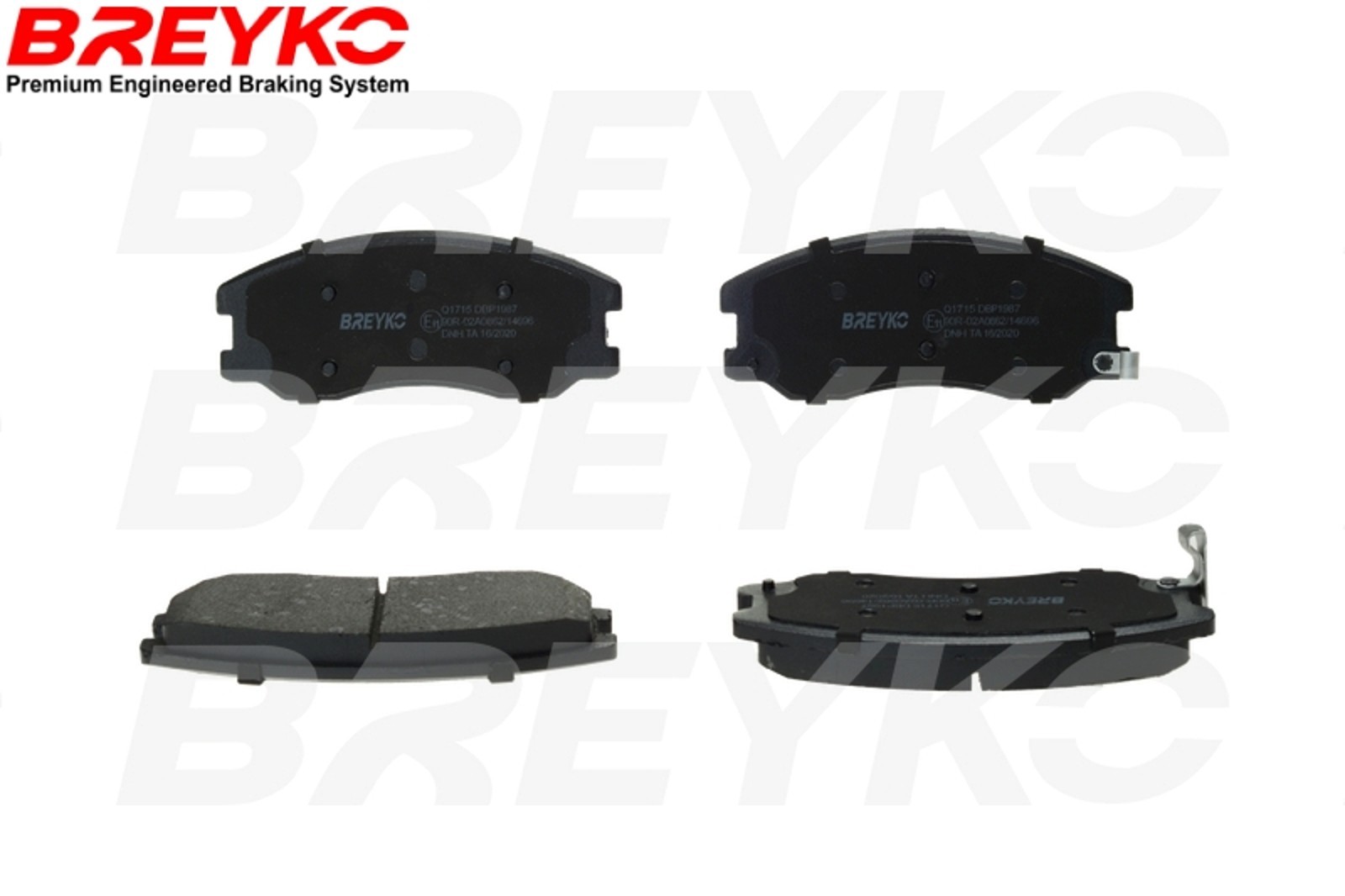 David Vasco Bremsbelagsatz Scheibenbremse Breyko Premium Q1715 FüR Opel Antara-image