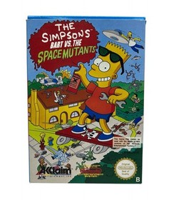 The Simpsons Bart vs. The Space Mutants - Nintendo NES - Nur OVP LEERVERPACKUNG